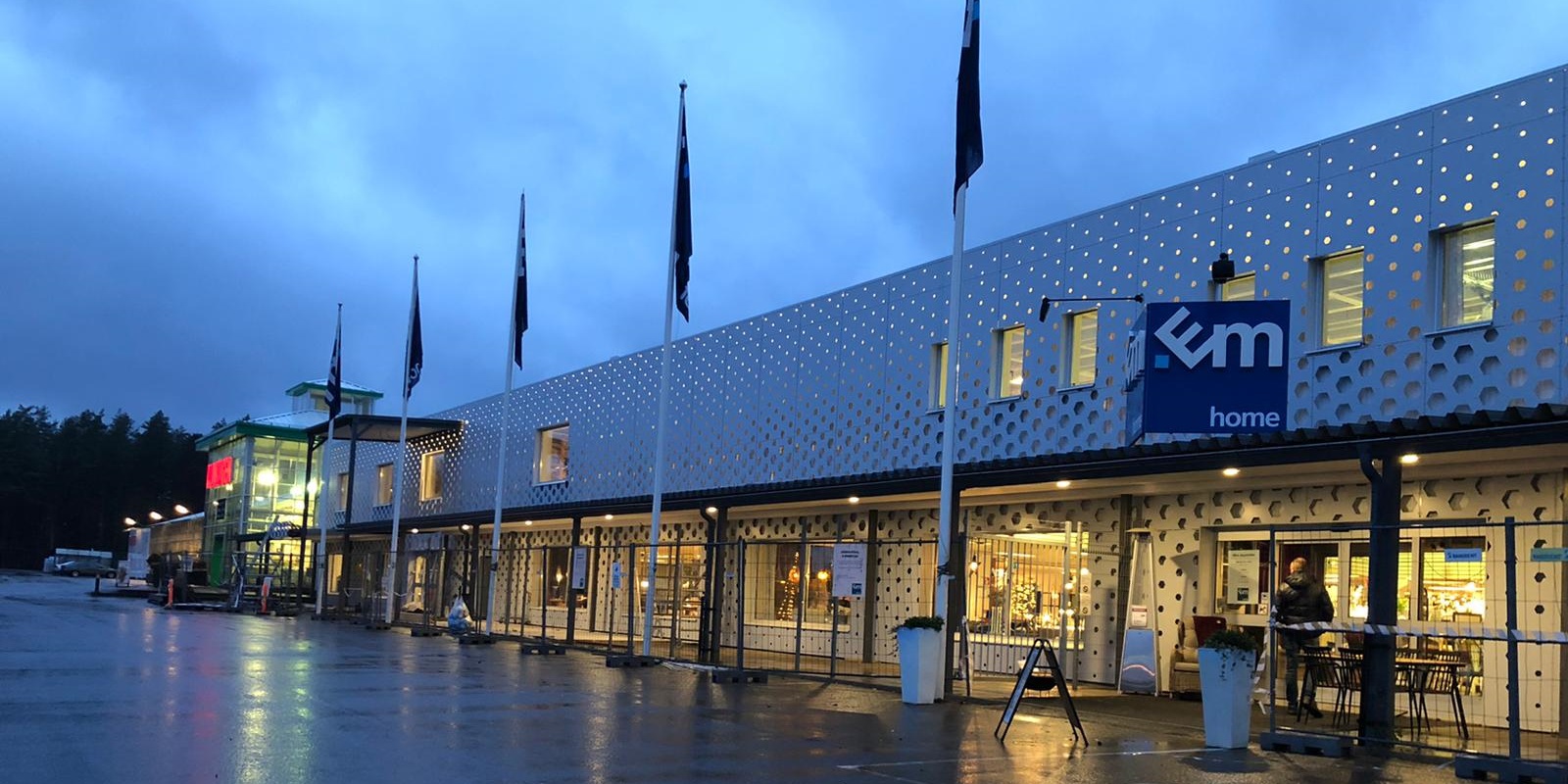 Фасад EM в Швеции