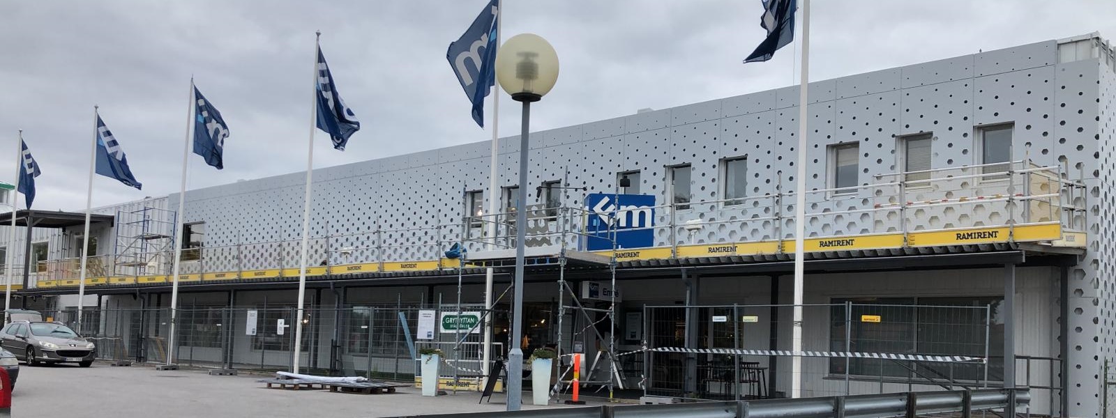 Фасад EM в Швеции