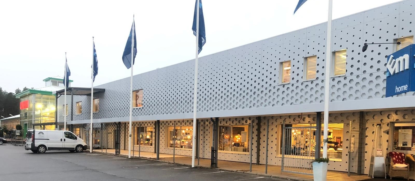 Фасад EM в Швеции