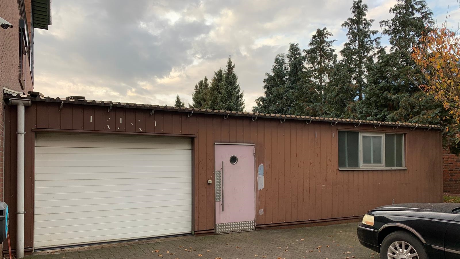 Garagenfassade in Deutschland